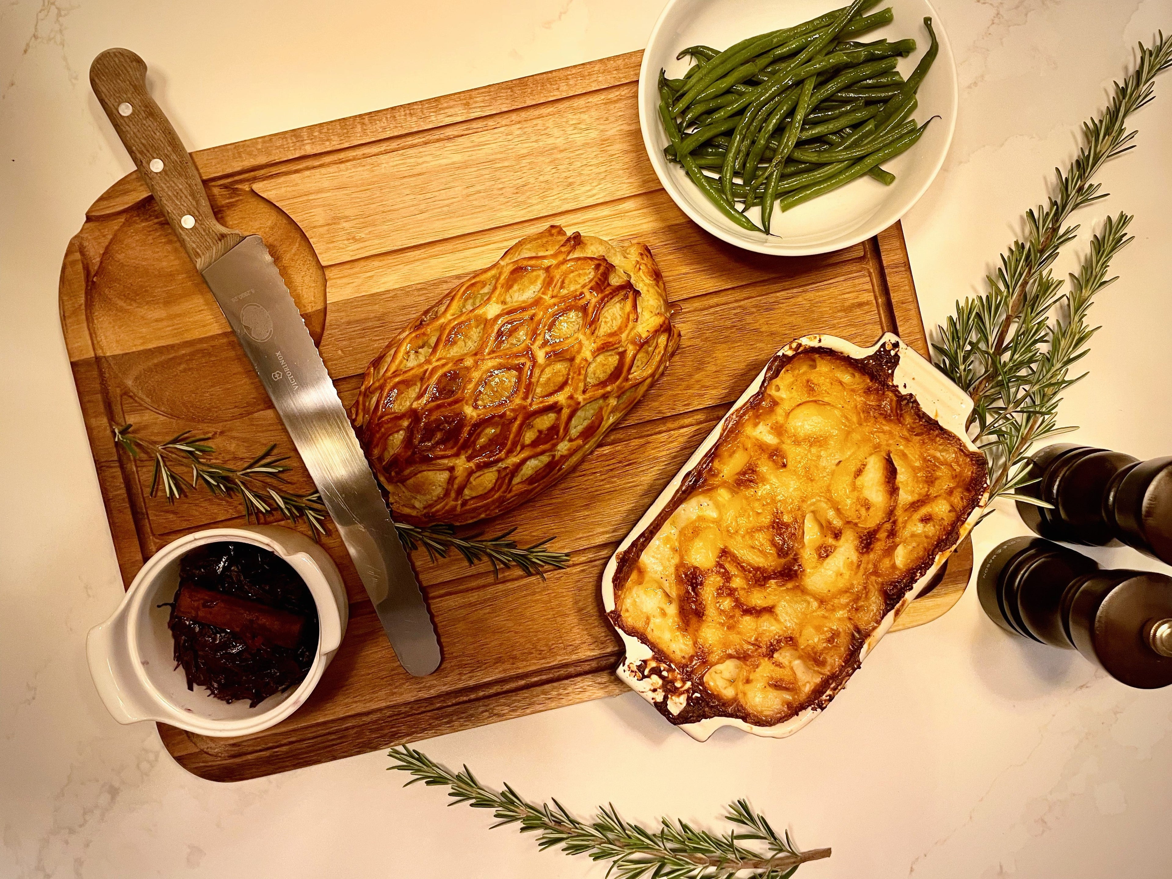 Venison and Haggis Wellington