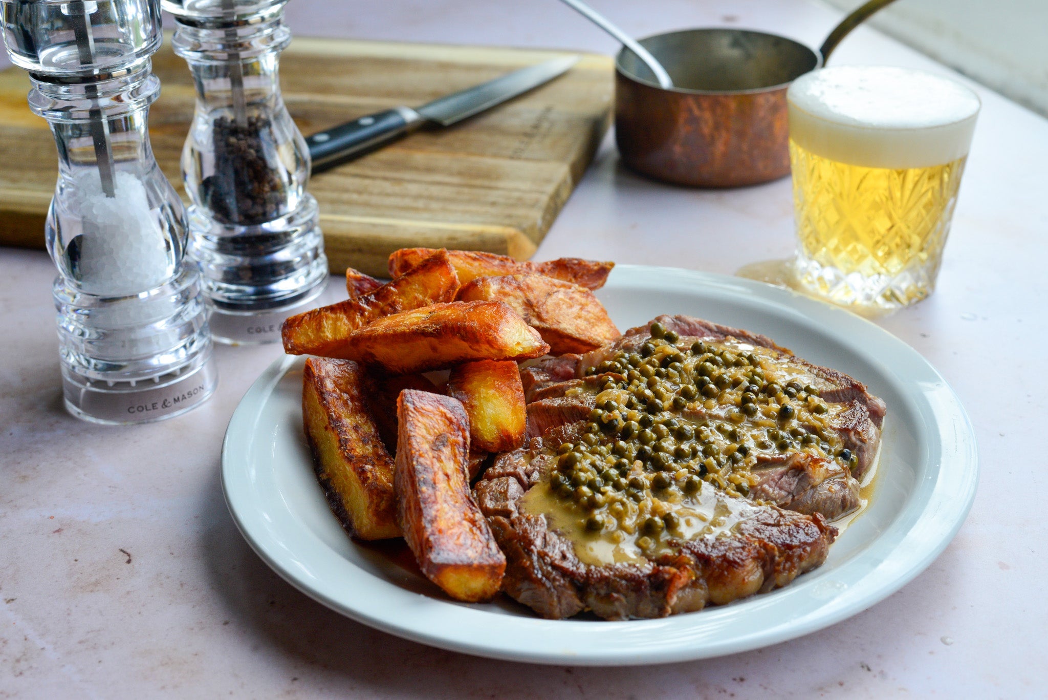 Father's Day Steak Au Poivre