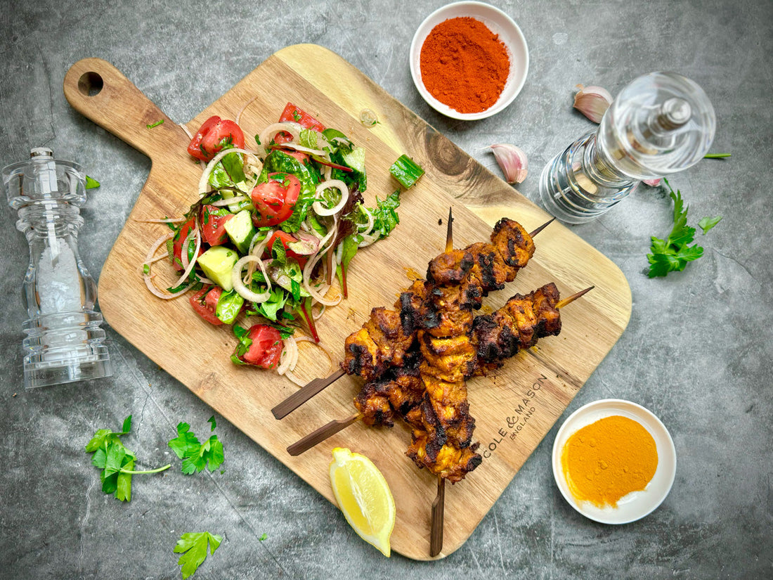 Indian Spiced Chicken Kebabs
