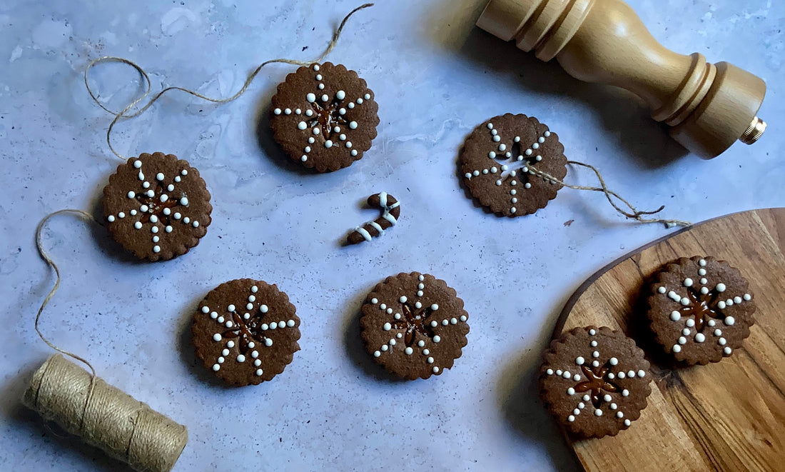 Christmas Chocolate and Salted Caramel Cookies