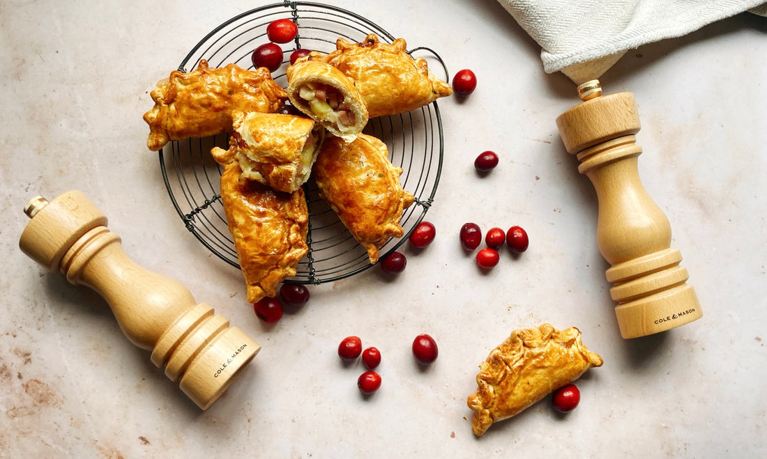 Air Fryer Ham and Brie Empanadas