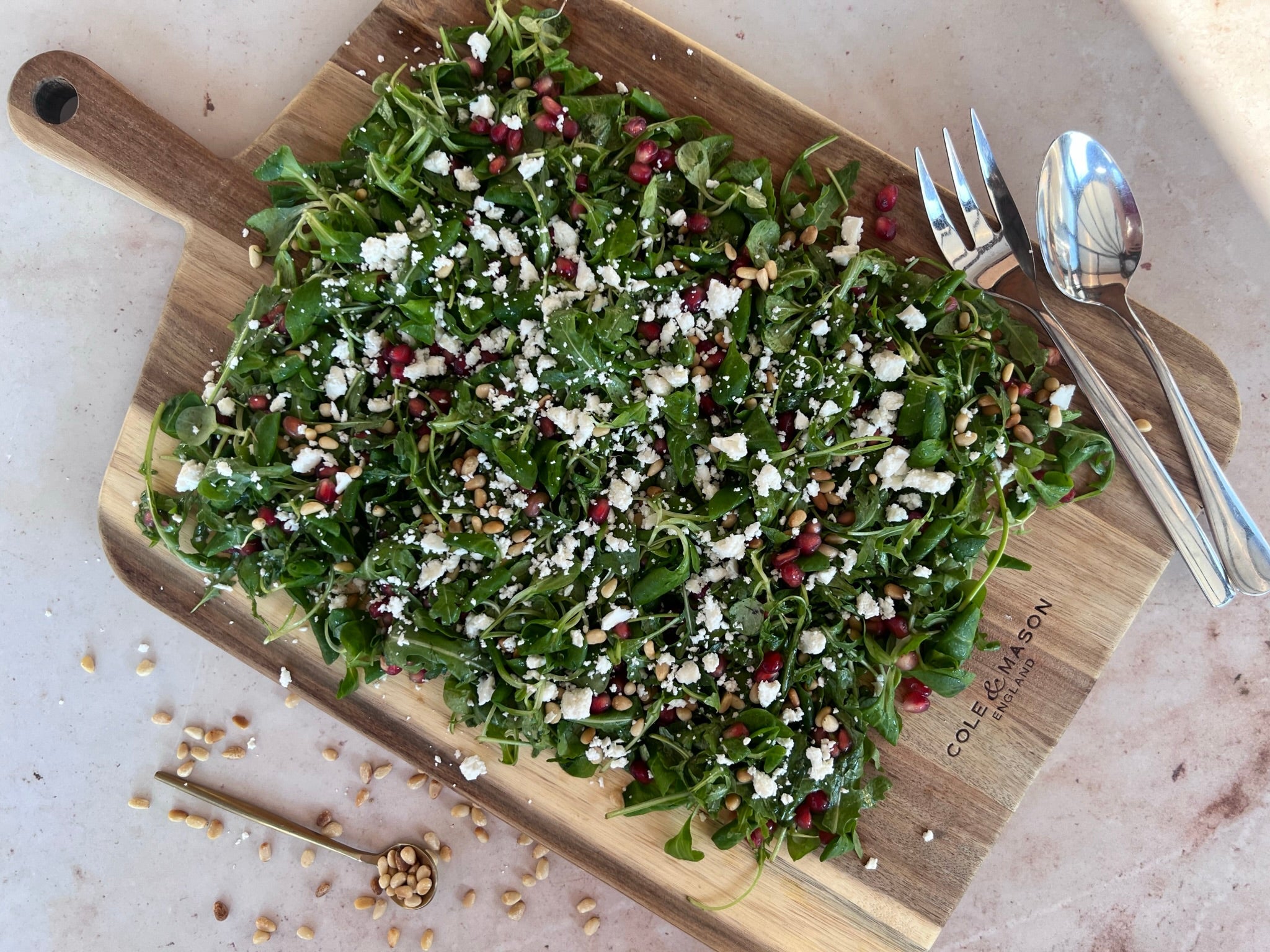 Pomegranate Feta Salad