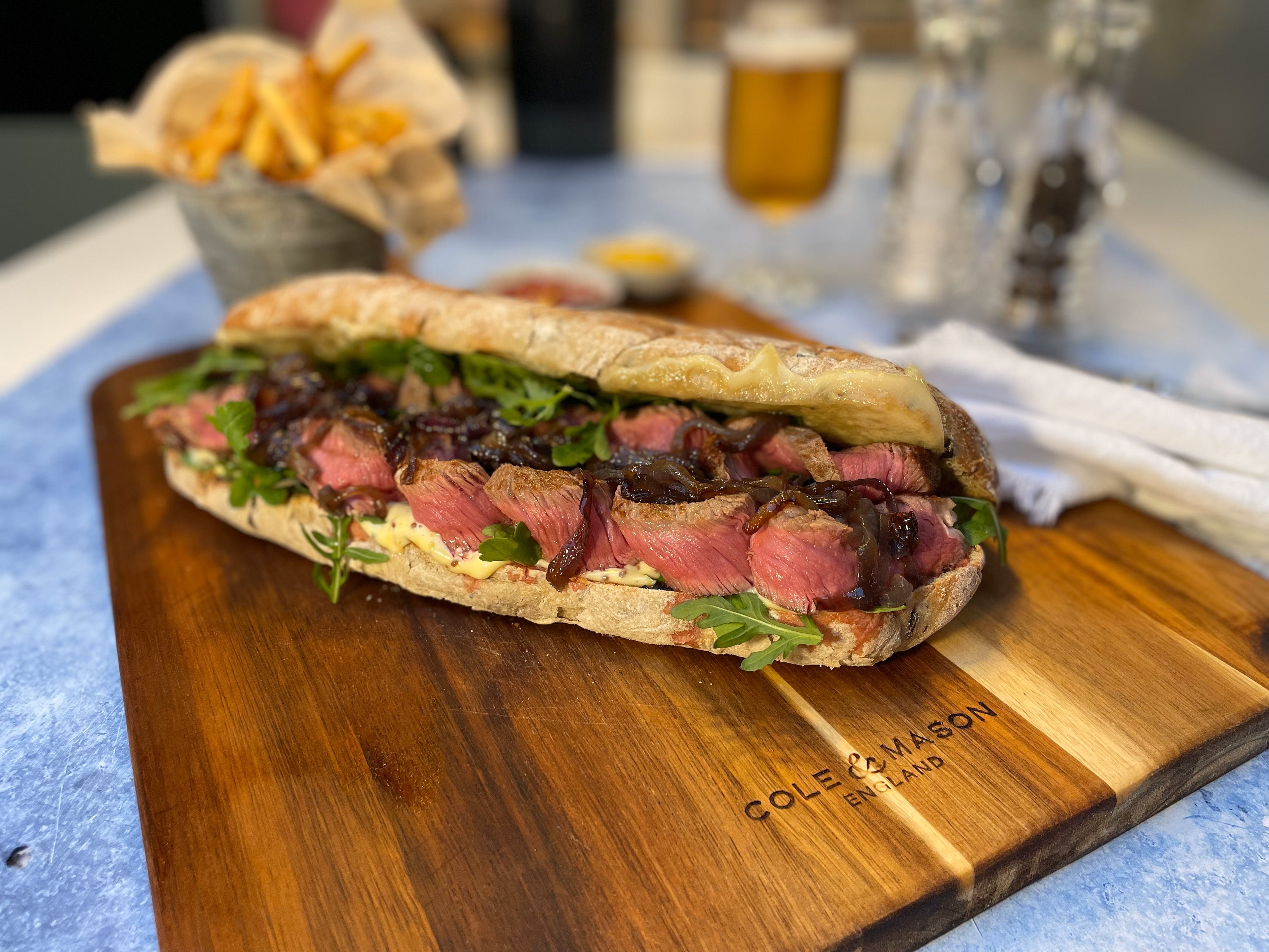 Sharing Steak Ciabatta & Air Fryer Fries