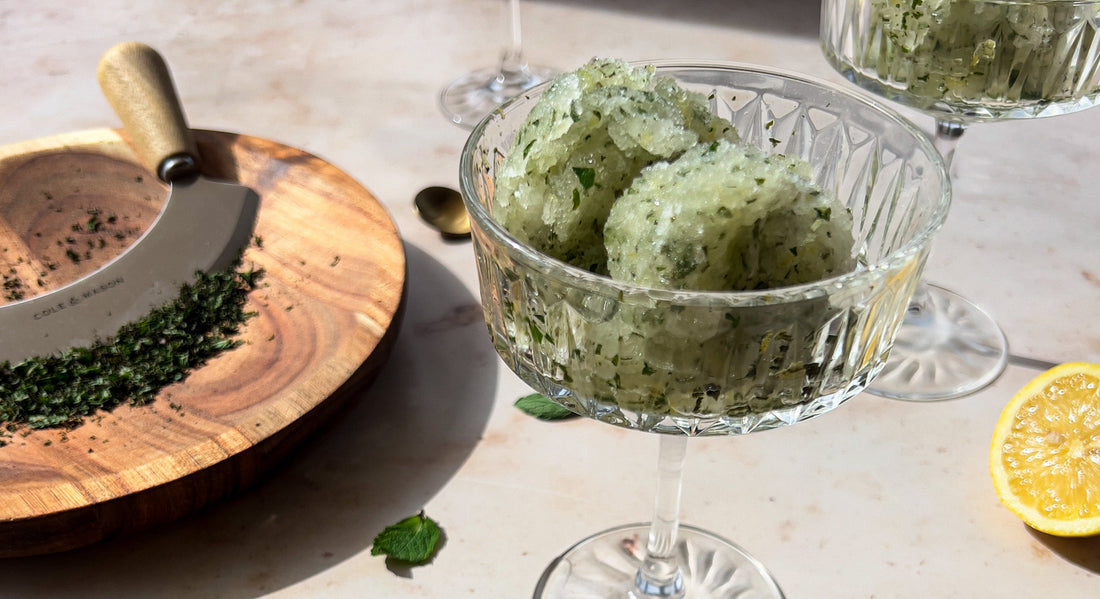 Lemon & Mint Sorbet