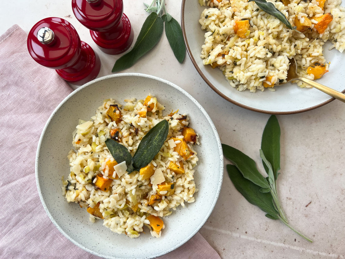 Butternut Squash, Parmesan & Sage Risotto