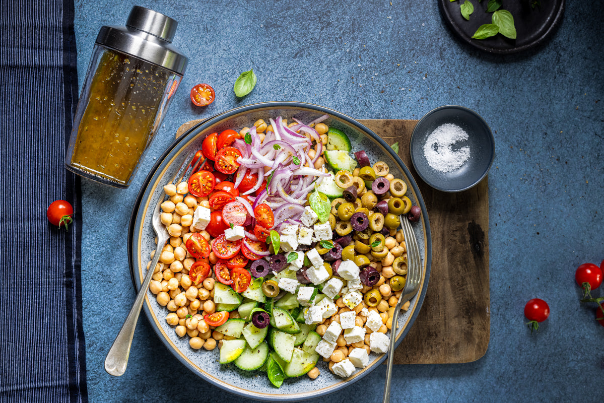 Vegetarian Mediterranean Chickpea Salad