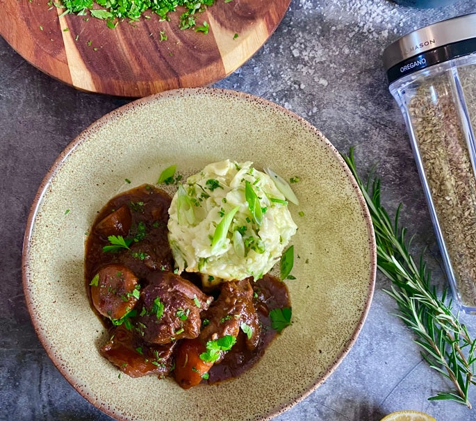 Beef & Guinness Stew with Colcannon