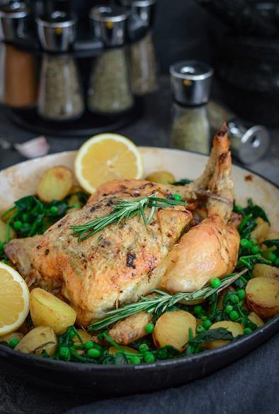 Rosemary & garlic roast chicken Cole & Mason UK