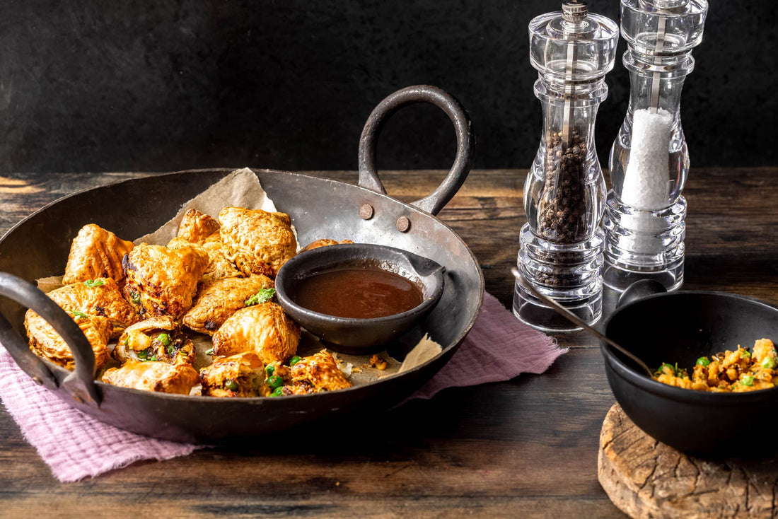 Air Fryer Potato and Peas Samosa Recipe