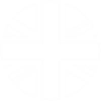 A white medical cross with four stylized hands reaching outward from the center, one in each quadrant, forming a symmetrical, unified design.